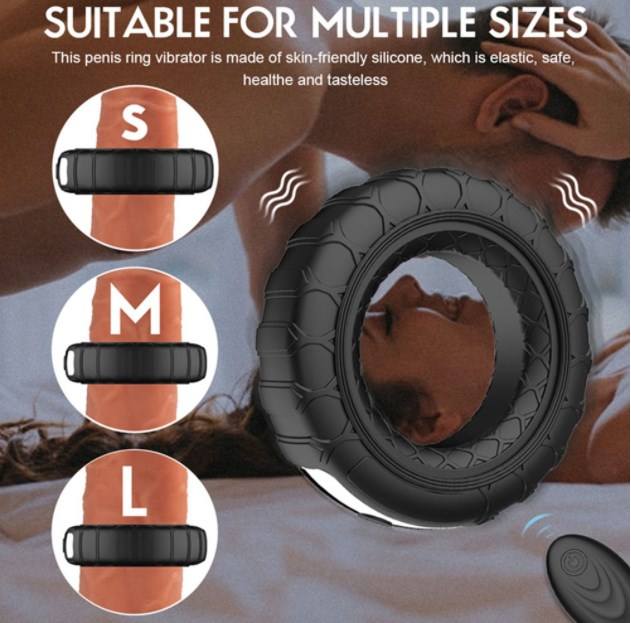 Remote Control Vibrating Cockring