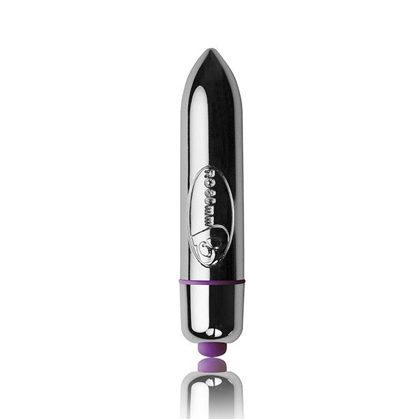 RO-80mm Single Speed - Silver Rocks-Off Vibrator