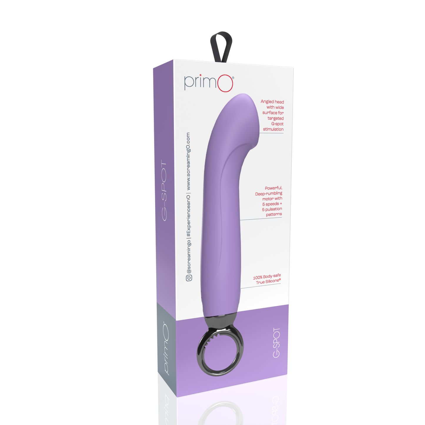 PrimO G-spot Rechargeable Vibe – Lilac by Screaming O