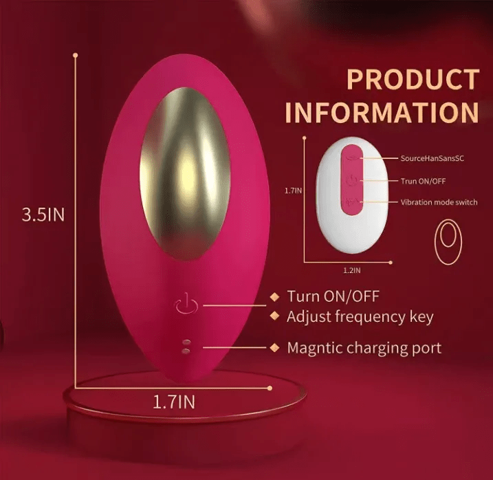 App Controlled Suction Panty vibrator