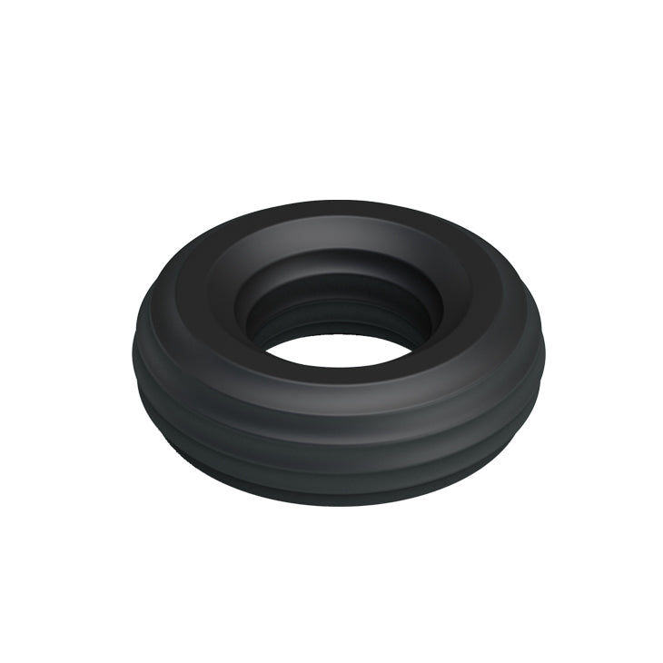 Titan Silicone Cock Ring 43mm x 16mm Black