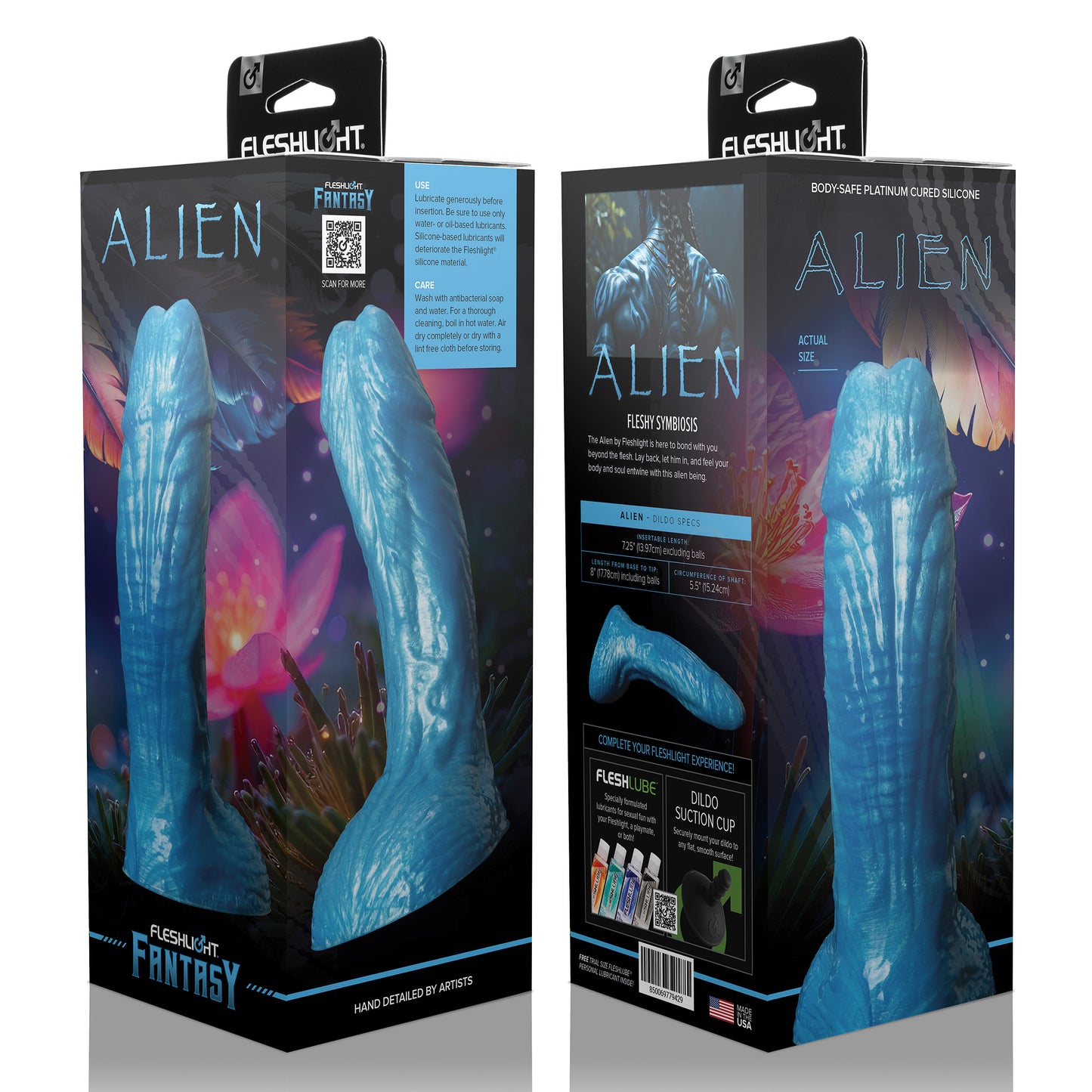 Fleshlight Fantasy Alien Dildo – Sci-Fi Silicone Fantasy Toy