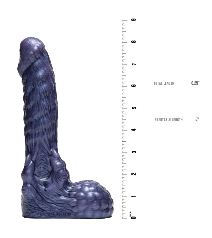 Fleshlight Fantasy Predator Dildo – Purple Silicone