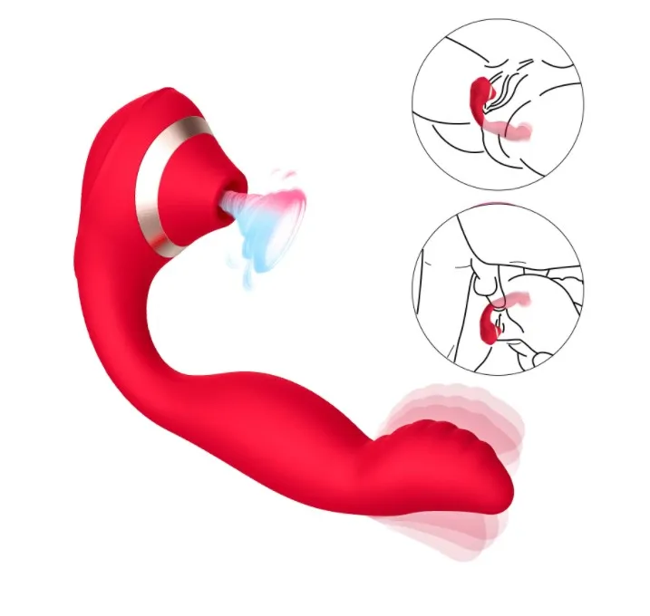 G-spot Vibrator with Clitoral suction