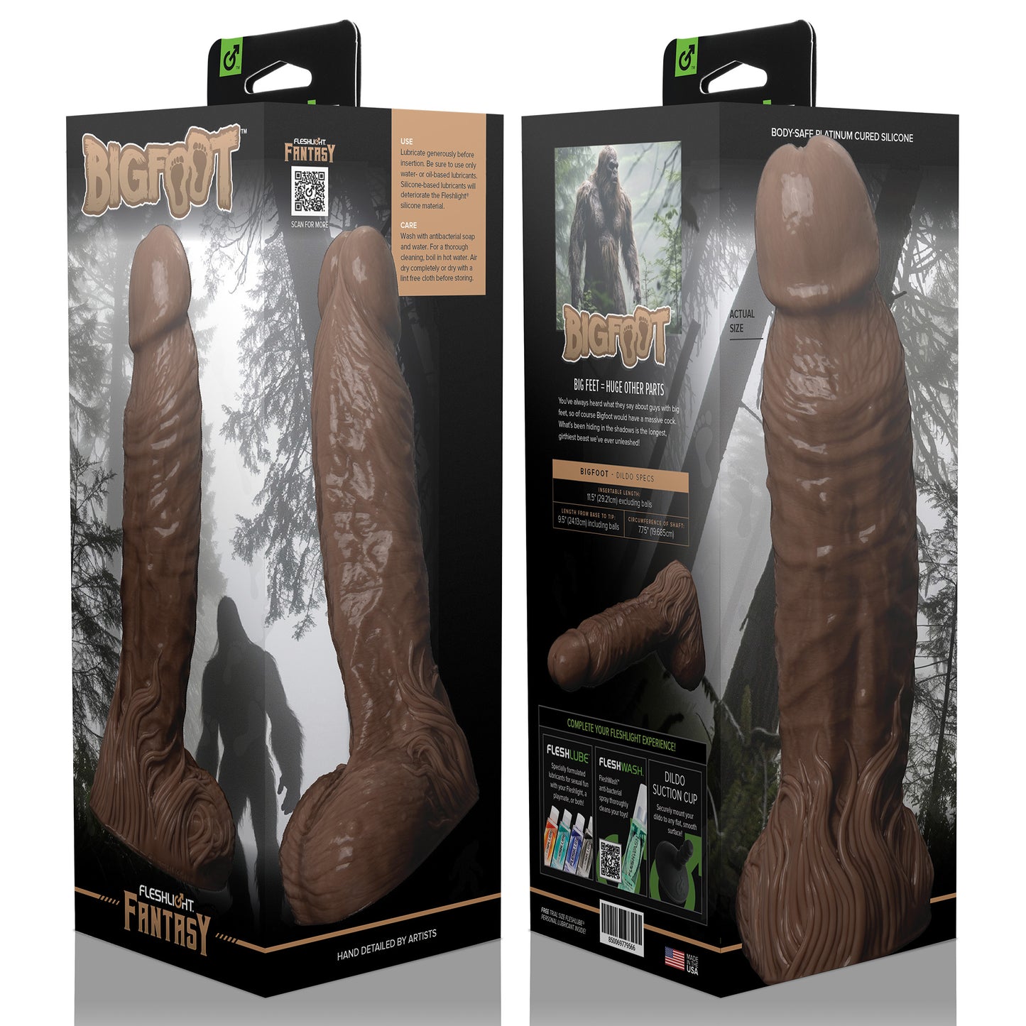 Fleshlight Fantasy Bigfoot Dildo – Giant Silicone Fantasy Toy