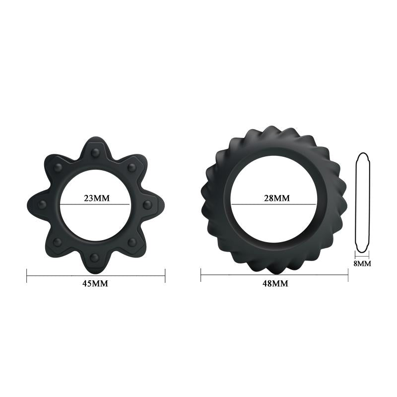 Flowering Cock ring 2 pack