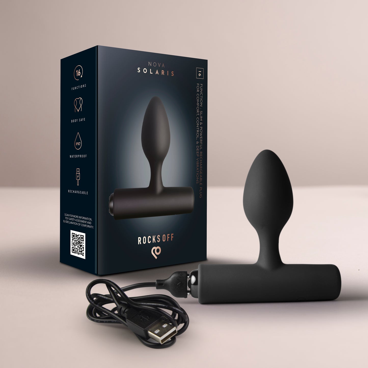 Rocks-Off Solari Rechargeable Massager