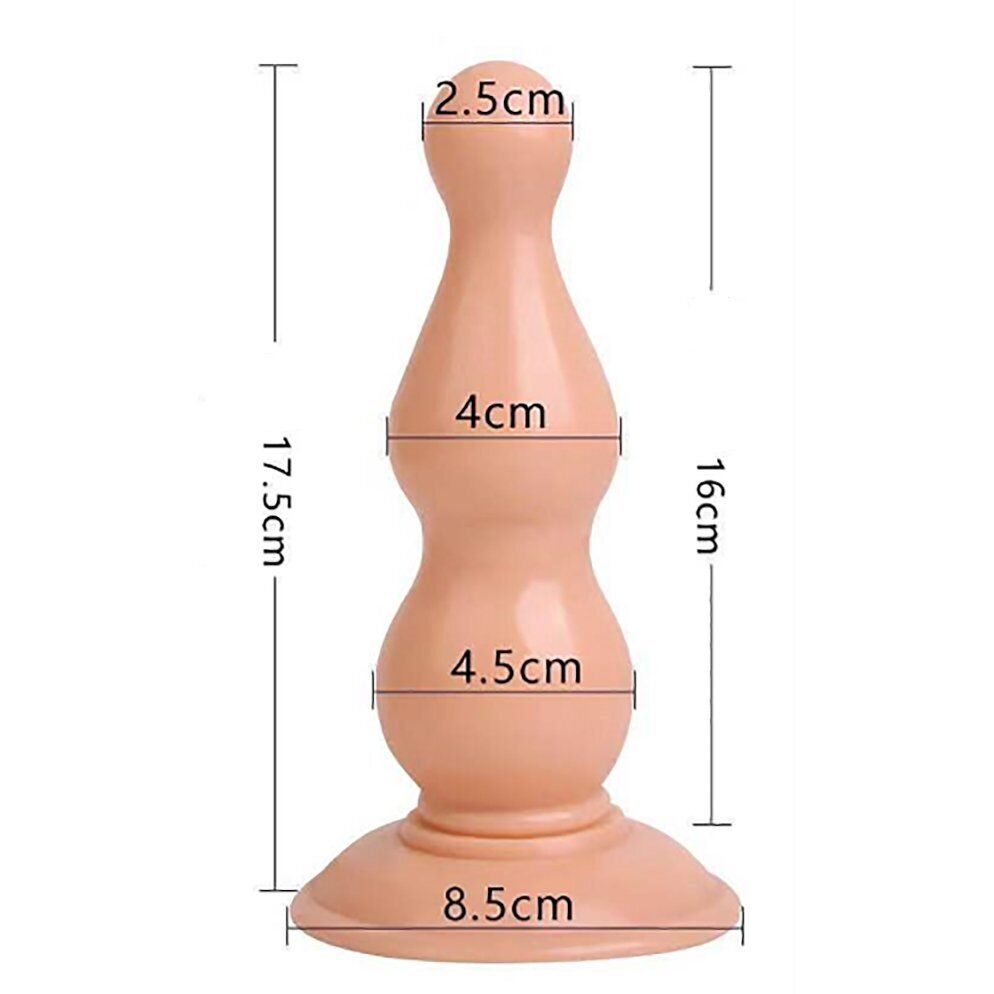 Bishop Anal Sex Toy Butt Plug Suction Cup Strap on Compatible