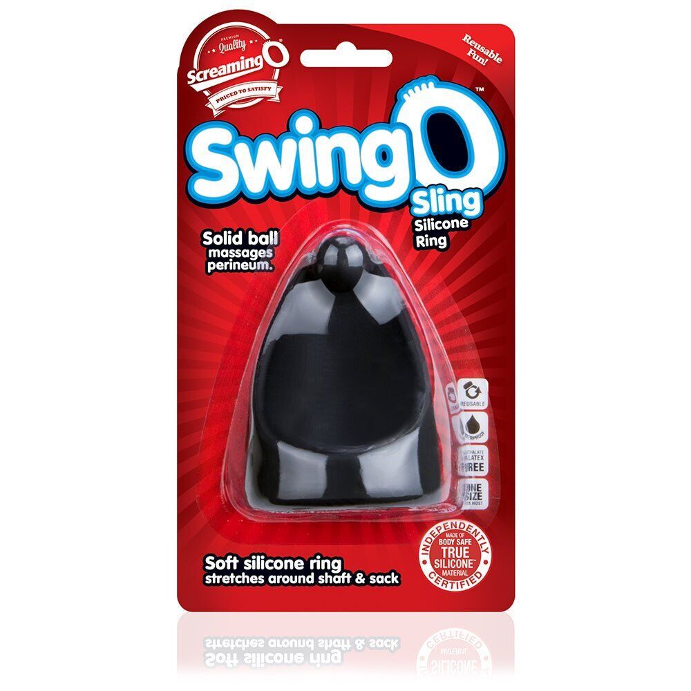 ScreamingO SwingO Sling Black sex toy cock ring mens sexual aid