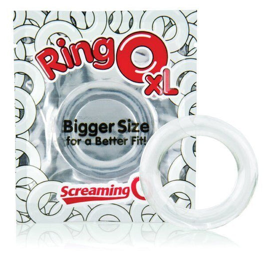 Screaming O RingO XL Clear sexual enhancement delay cock ring for men