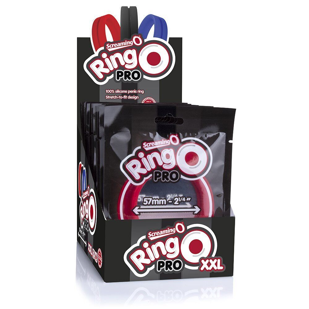 ScreamingO RingO Pro XXL Black harder erection, longer lasting cock ring