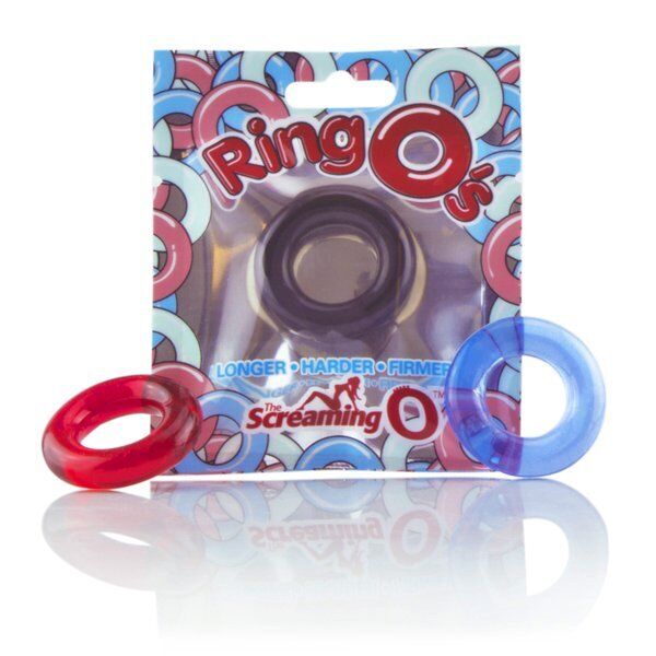 Screaming O RingO Red cock ring sex toy harder erection sexual aid