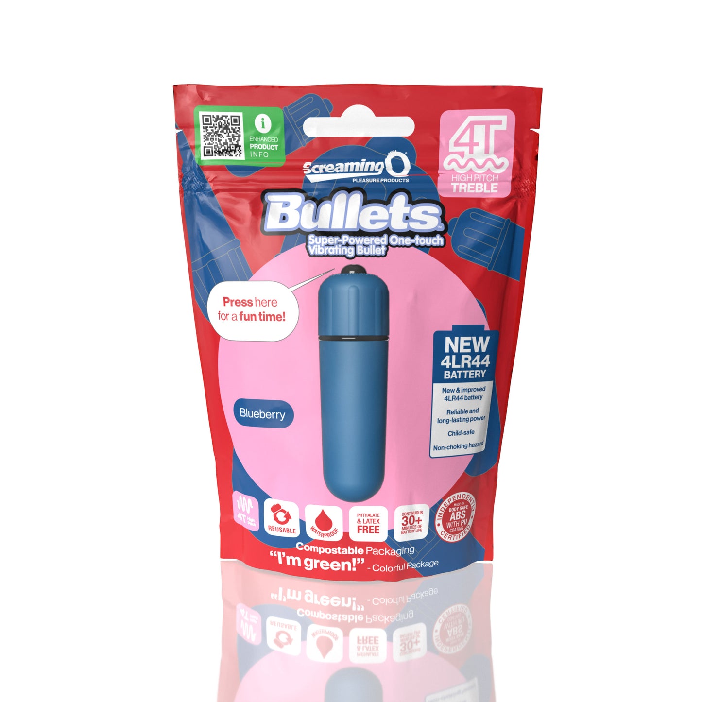 Screaming O 4T Bullet - Blueberry ScreamingO Vibrator