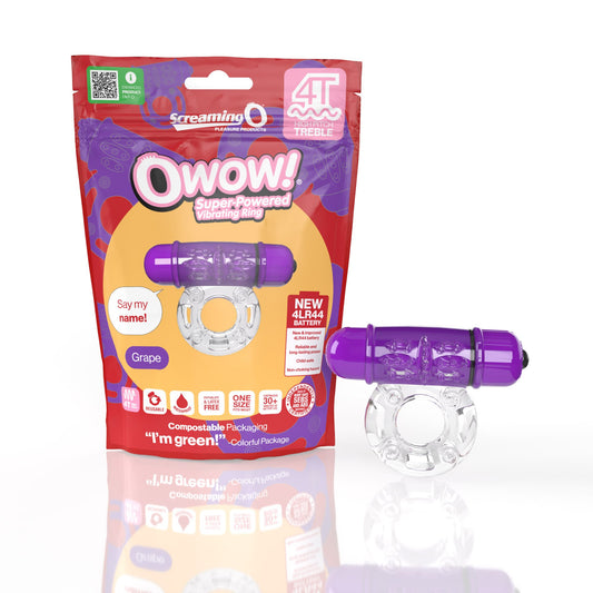 Screaming O 4T Owow - Grape ScreamingO Cock Ring