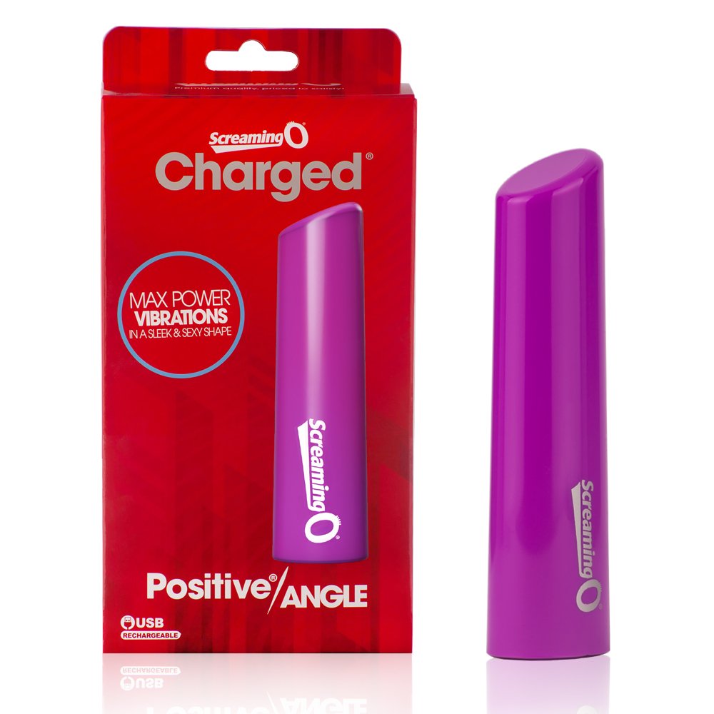 Charged Positive Angle Vibe - Purple ScreamingO Vibrator