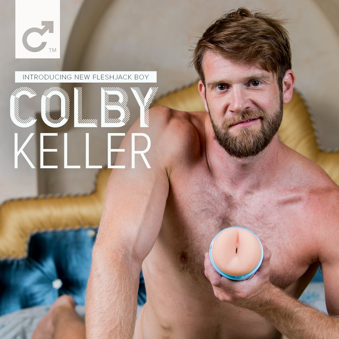 Fleshjack Boys Colby Keller Lumberjack Fleshlight Masturbator