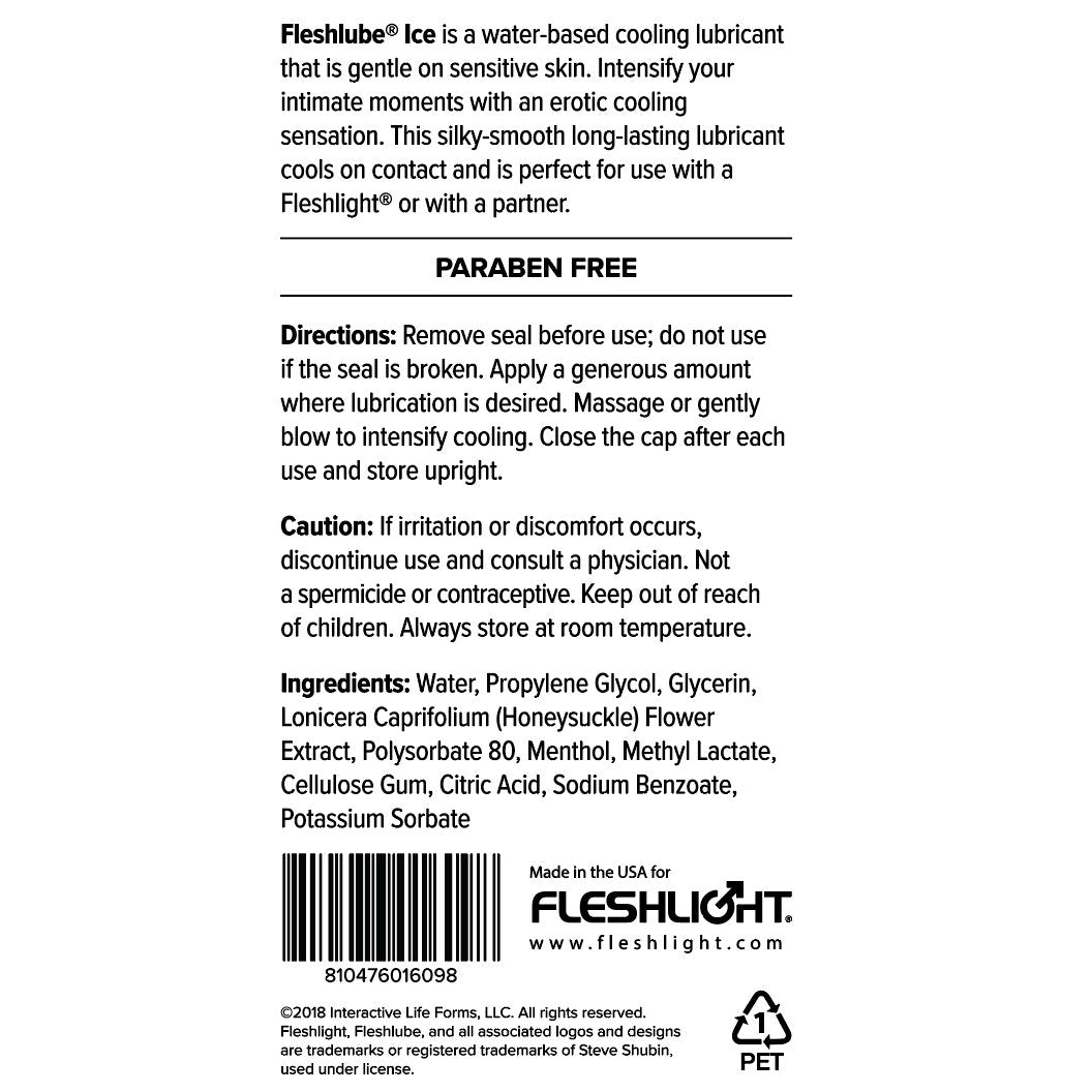 Fleshlube Ice 4 oz Fleshlight Lubricant