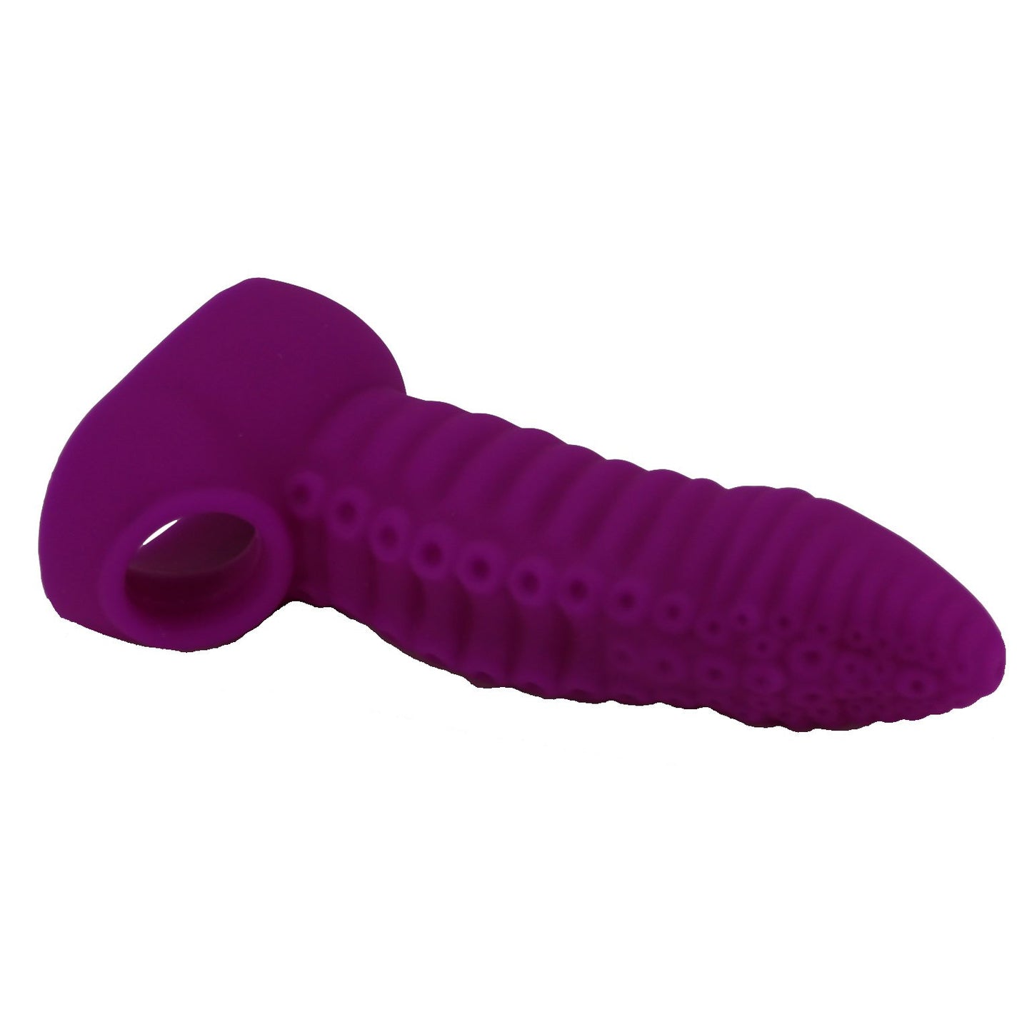 19cm Tentacle Fantasy Penis Sleeve with Hole Purple SLV-1160-PUR-HOLE