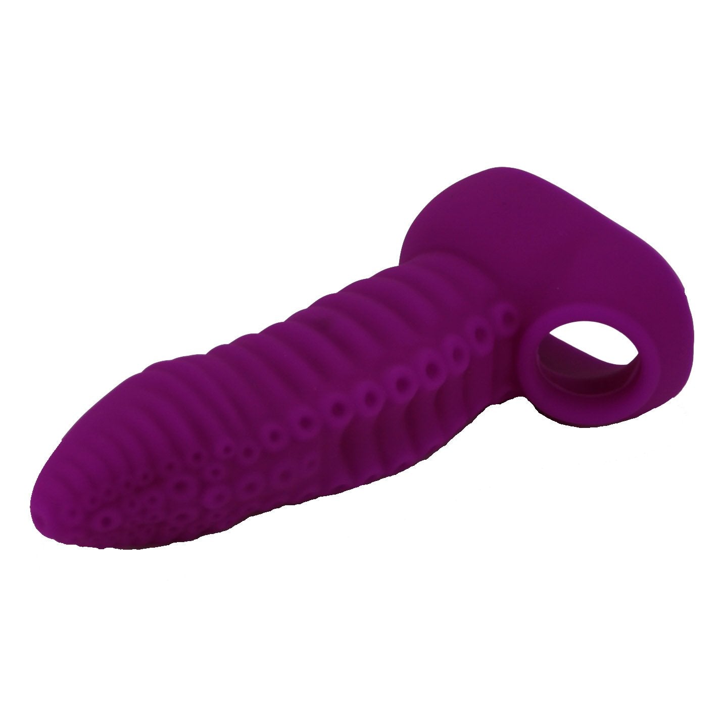 19cm Tentacle Fantasy Penis Sleeve with Hole Purple SLV-1160-PUR-HOLE