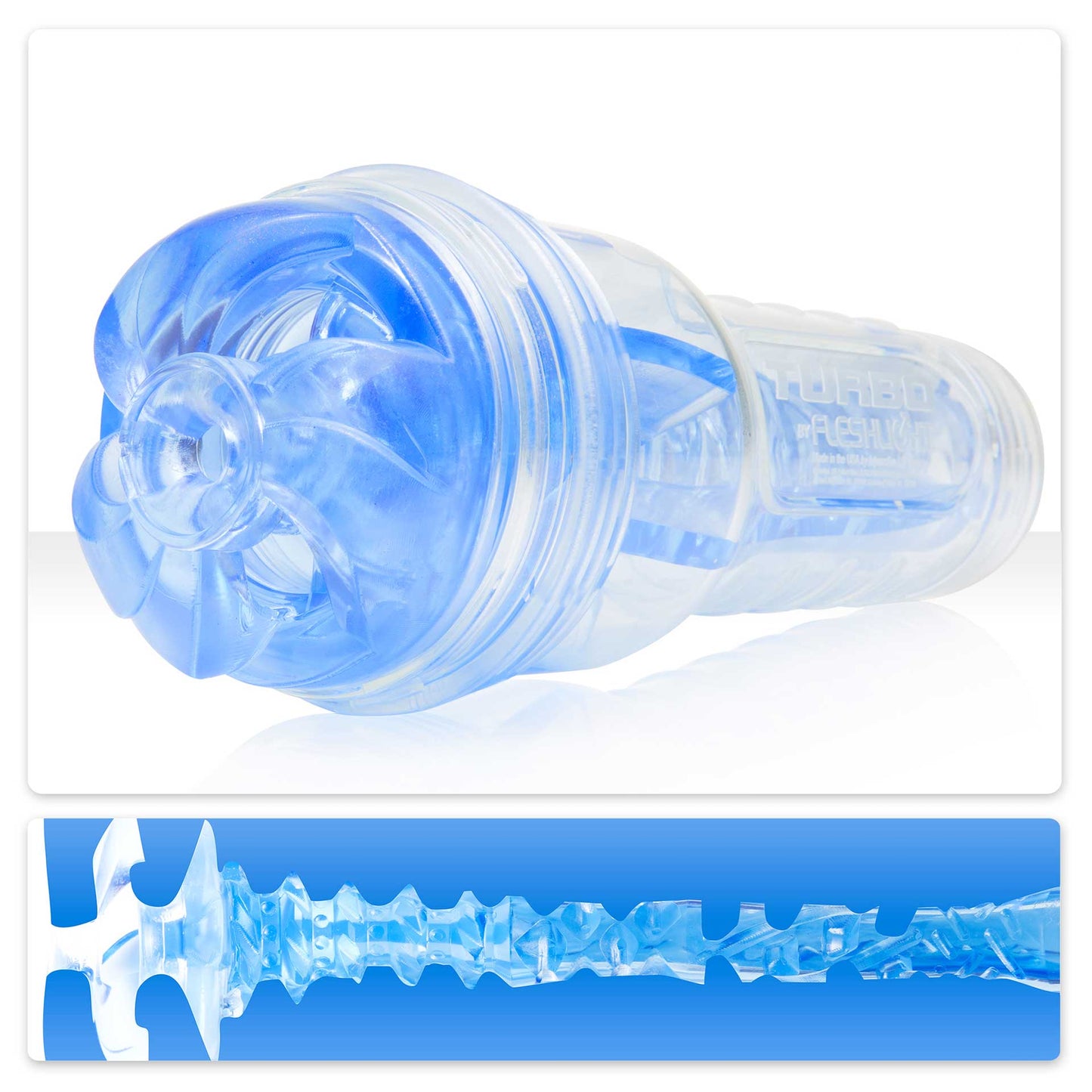 Fleshlight Turbo Thrust - Blue Ice Fleshlight Masturbator