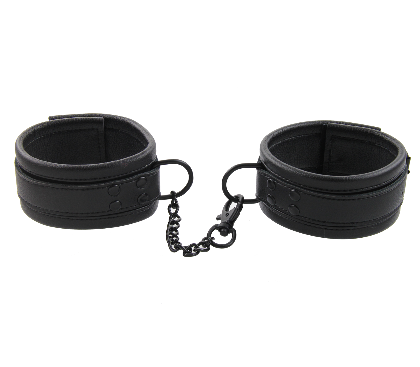 Padded Ankle Restraints With Black Chain