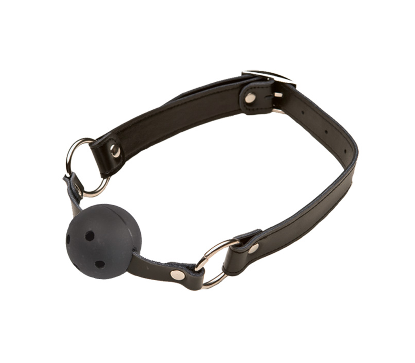 BREATHABLE LEATHER GAG