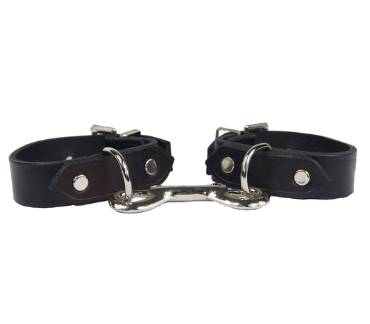 PLAIN LEATHER WRIST CUFFS