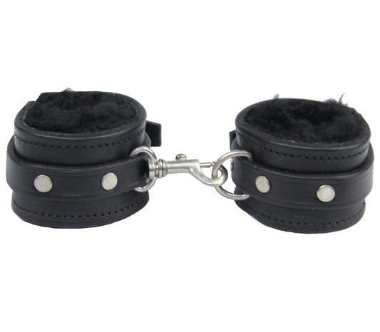 LIGHT WEIGHT SHEEPSKIN LINED WRIST CUFFS