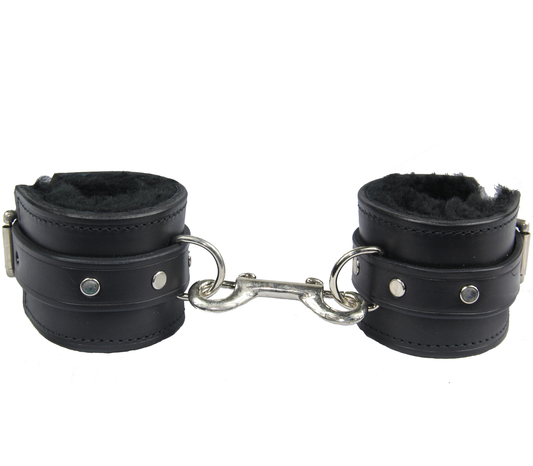 HEAVY SHEEPSKIN LINED WRIST CUFFS