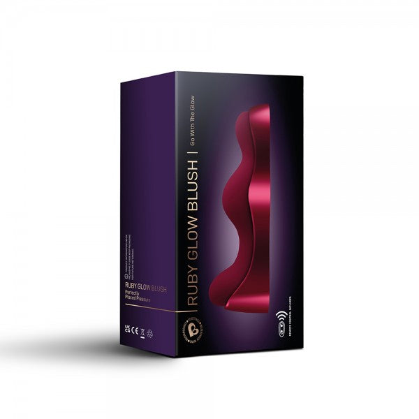 Ruby Glow Rosa Pleasure wand & saddle vibrator